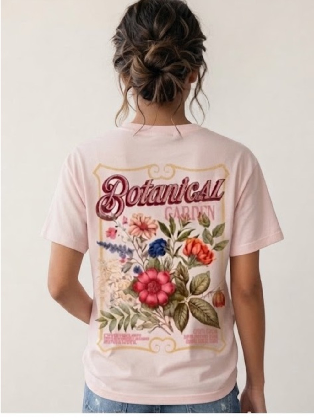 Modern Lux Botanical Garden Graphic T Shirt Women's Size XXL Tee NWT